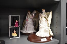 two limited edition figures including Coalport Rebecca and similar