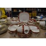 A part tea service by Aynsley in the Durham design 32 pieces in total