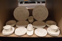 A selection of tea and dinner wares by Wedgewood Downland