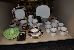 A selection of ceramics including Meakin mid century and Carlton ware