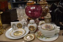 A selection of ceramics and stone ware ceramics