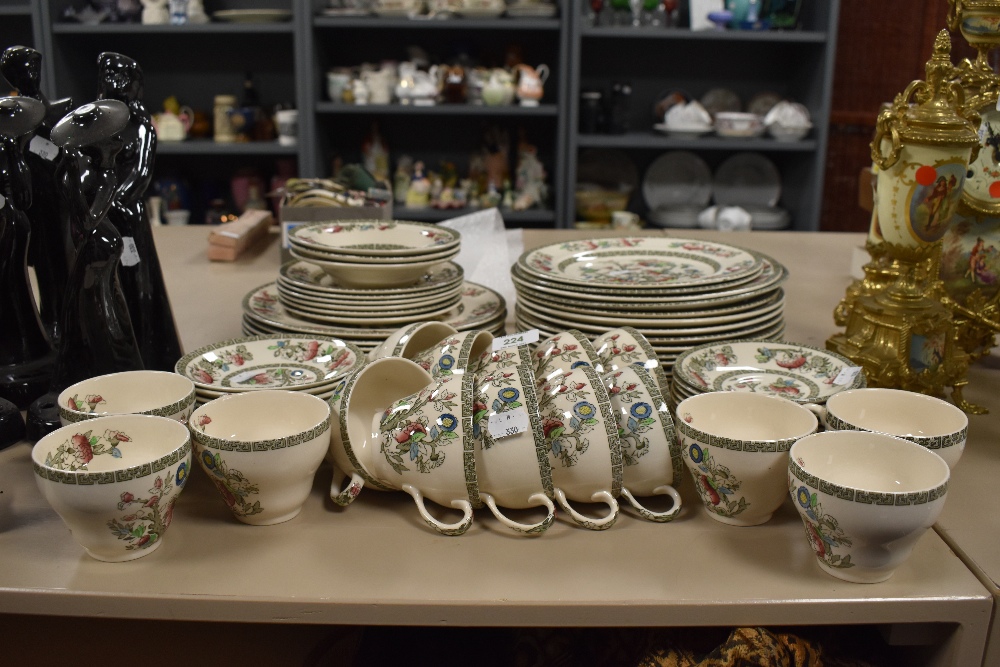 A selection of Indian Tree design tea and dinner wares including Johnson Bros and possibly Meakin