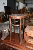 A traditional bentwood stool