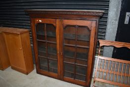 A 19th Century mahogany bookcase top