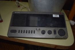 A vintage Sharp clock radio