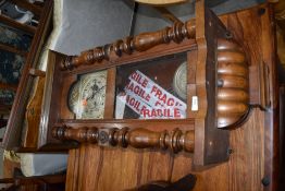 An early 20th Century mahogany cased Vienna wall clock