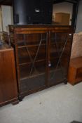An early 20th Century mahogany astral glazed display cabinet, dimensions approx. 104 x 30 x 108cm