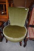 A vintage dralon nursing chair