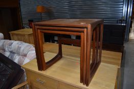 A mid century nest of teak tables, G Plan