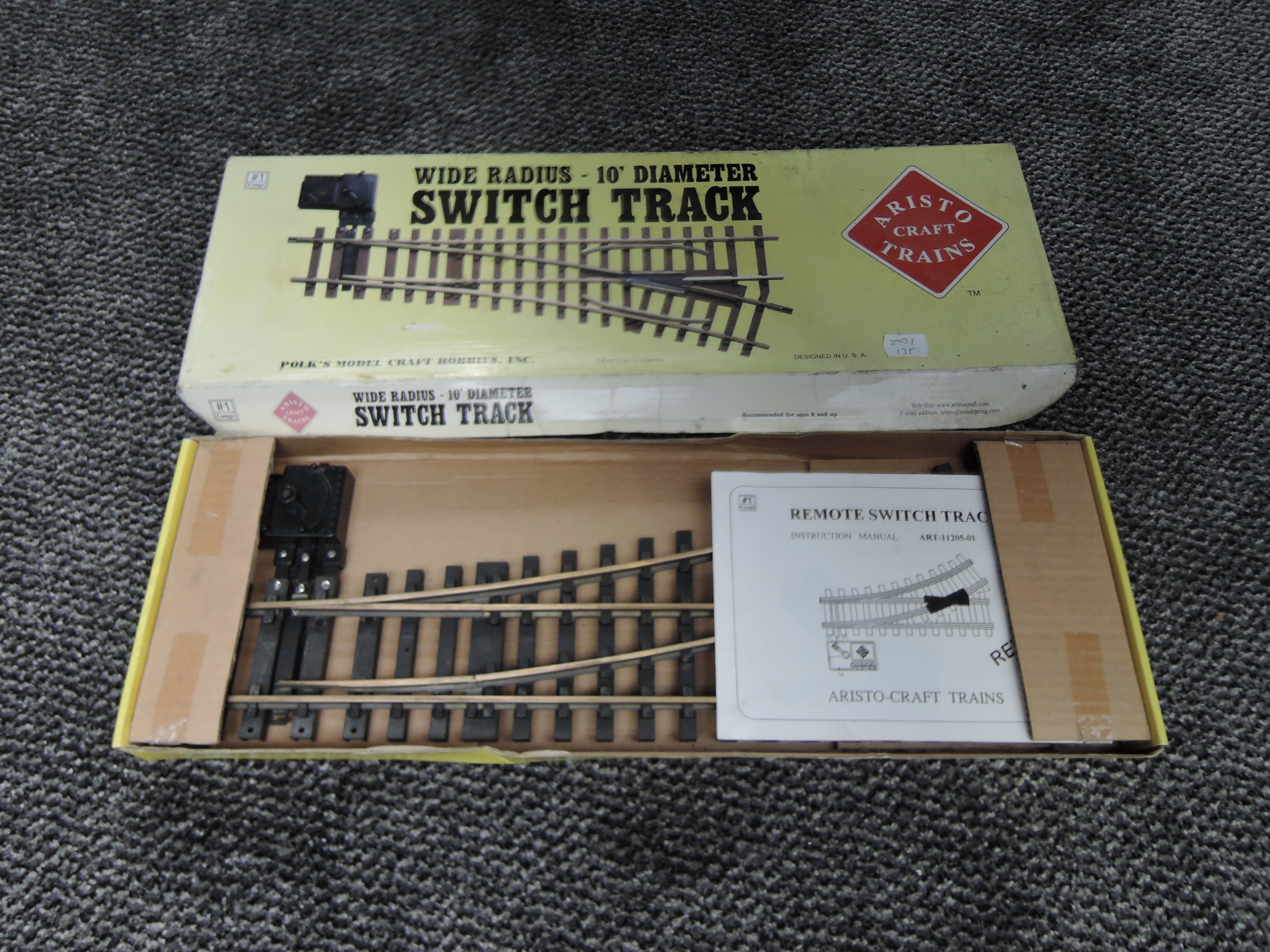 A large collection of LGB Lehmann Gross Bahn G scale track, points, accessories and control unit, - Image 7 of 10