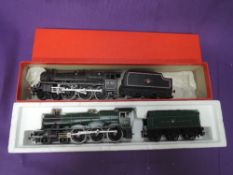 Two Hornby 00 gauge 4-6-0 Loco's & Tenders, Great Western 4983 and BR 45154 both in non original