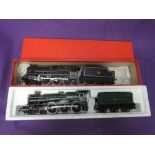 Two Hornby 00 gauge 4-6-0 Loco's & Tenders, Great Western 4983 and BR 45154 both in non original