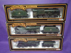 Three Mainline 00 gauge 4-6-0 Loco's & Tenders, Prince of Wales Volunteers 46137, boxed 37093, Royal