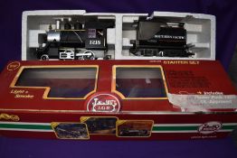 A LGB Lehmann Gross Bahn G scale 2-4-0 Southern Pacific loco and tender 1218, boxed 78324