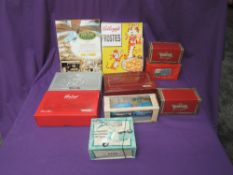 A collection of Lledo boxed diecast sets including Hamleys, Queen's Diamond Wedding and 80th