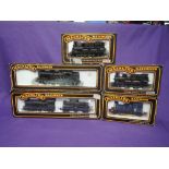 Five Mainline 00 gauge, 0-6-2 LNER Tank Locomotive 4744, boxed 954158, 0-6-0 Loco & Tender 2213,