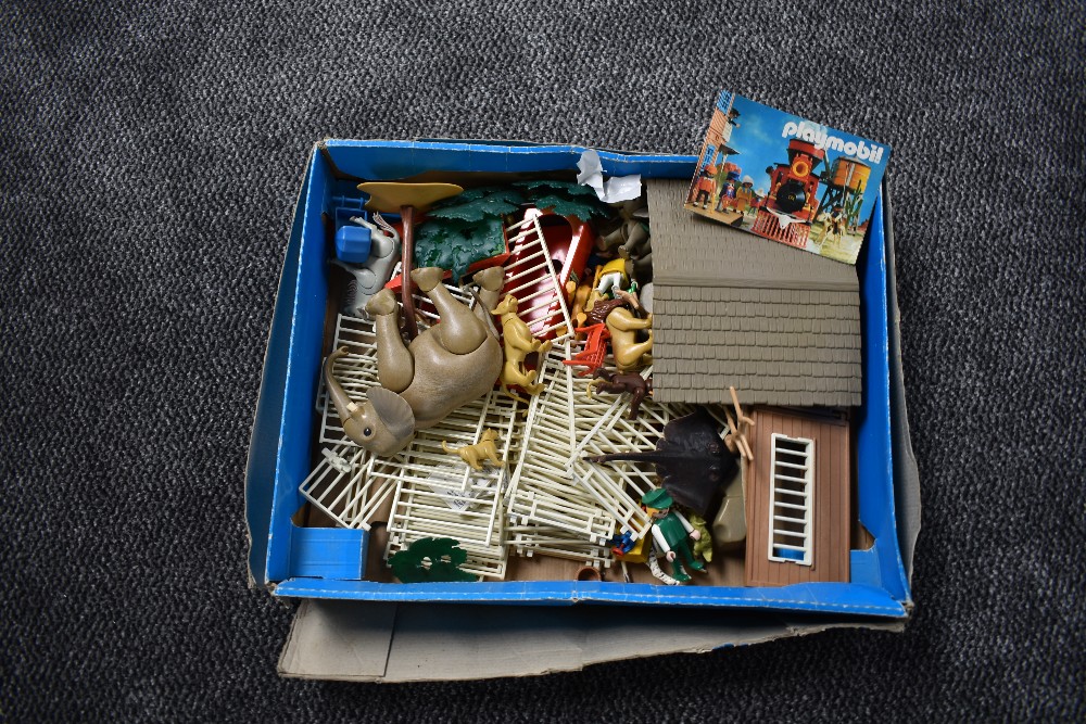 A 1980's Playmobile Zoo 3145, with box, not checked for completeness