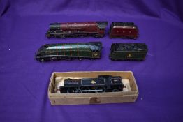 A selection of Hornby 00 gauge three rail including two 4-6-2 Loco's & Tenders, Duchess of Atholl