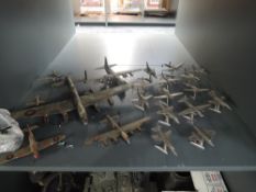 Fourteen Royal Hampshire pewter models of various Fighter Planes including Hurricane, Hawk, Victor