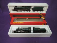Two Hornby 00 gauge Loco's & Tenders, Great Western 4-6-0 Kneller Hall 5934, part boxed and BR 2-6-0