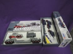 Two Corgi Classics Limited Edition 1:50 scale Heavy Haulage diecasts, Pickfords Set 17701, windows
