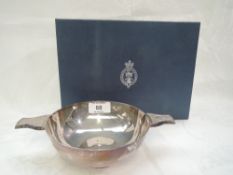 A silver quaich of traditional form bearing Royal & Ancient Golf Club of St Andrews crest to