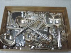 A large collection of Dutch silver plated cutlery by Keltum with matched knives by Gerritsen & Van