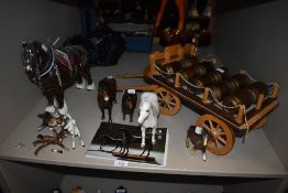 A collection of Beswick horses and foals all AF including Connnemara Pony 1641, Burnham Beauty