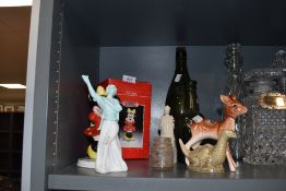 A collectable lot of ceramics, including Beswick monster, Rynbende cherry brandy deer figure, minnie