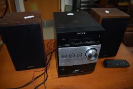 A Sony DAB compact music system