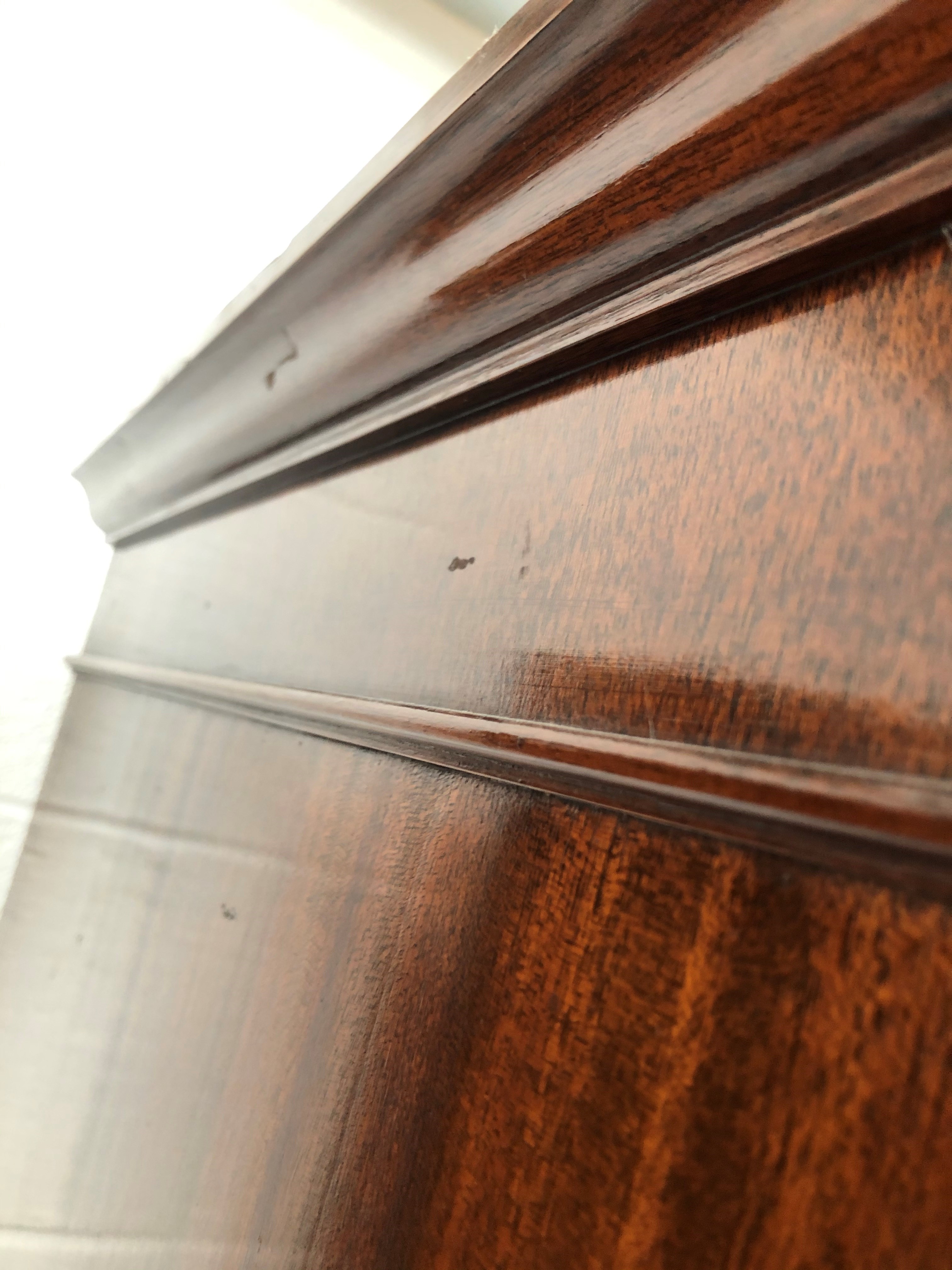 A Victorian mahogany narrow wardrobe, width approx. 69cm - Image 3 of 3