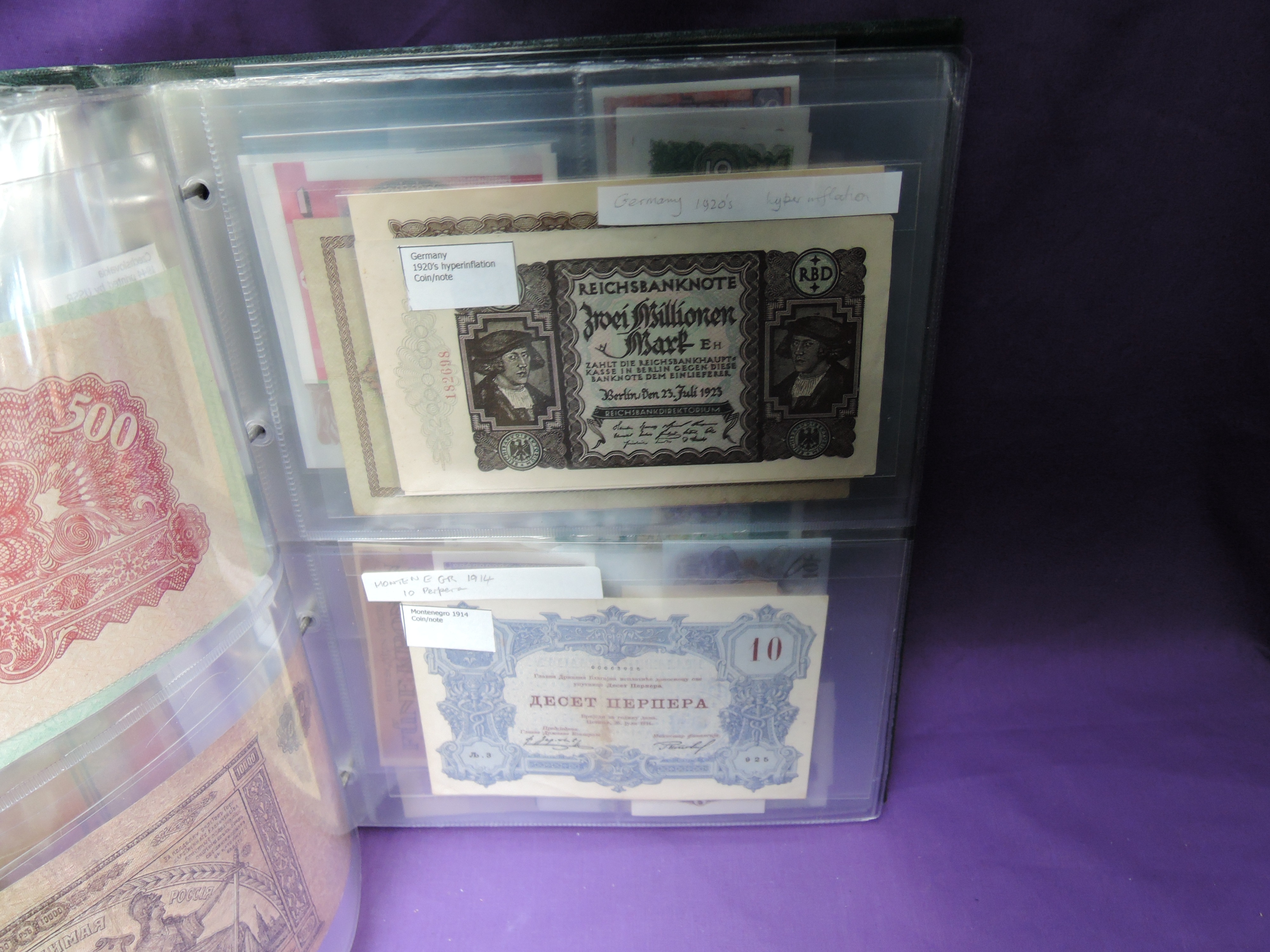 Two albums of World Banknotes, Afghanistan to Zimbabwe, most countries seen, mainly uncirculated - Image 11 of 12