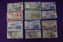 A collection of Northern Ireland and Ireland Bank Notes, mainly Northern Ireland, from £1 - £100,