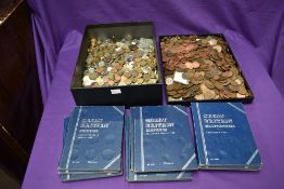 A very large and heavy collection of GB & World Coins including copper and copper nickel