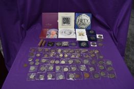 A collection of modern GB Coins including £5 in folders, £2, £1, 50p, Northern Ireland