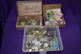 A collection of World Coins including over 80 Euro's in face value, 16 Canadian Dollars, 9