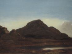 An oil painting, David Young Cameron, Schiehallion, The Mountains dominating that region in