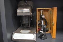 A collection of microscopes including Swift.