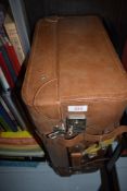 A good quality retro leather suit case.