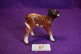 A Beswick study, Dairy Shorthorn Calf 1406C