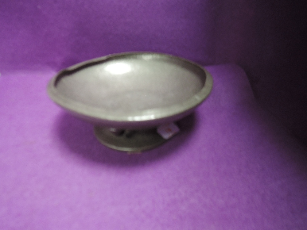 A Tuderic pewter footed bowl or tazza. - Image 2 of 4