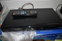 A Panasonic Blu-Ray player and Freeview,HD hard disk recorder.