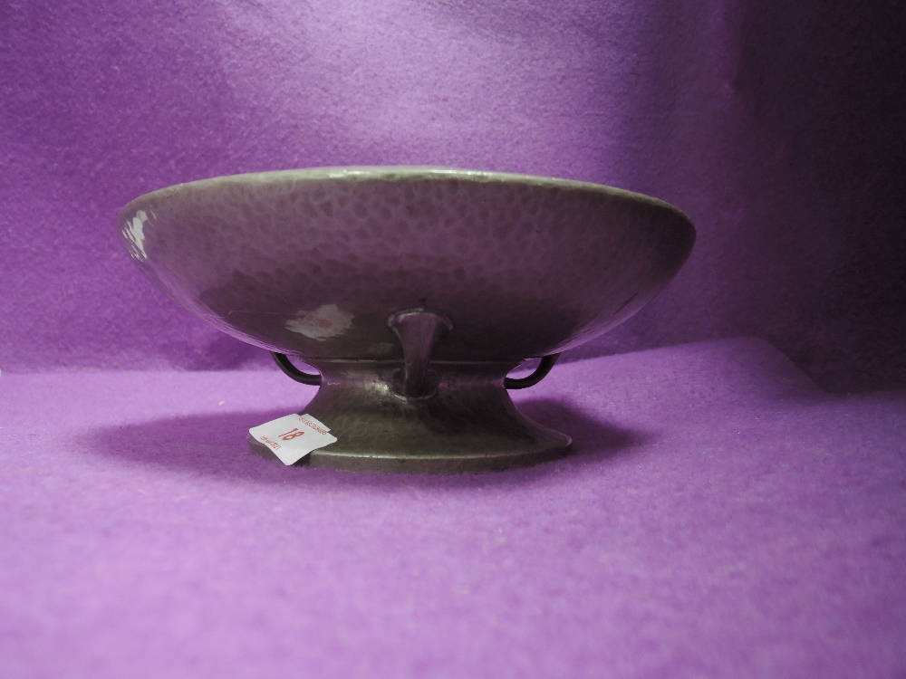 A Tuderic pewter footed bowl or tazza. - Image 3 of 4