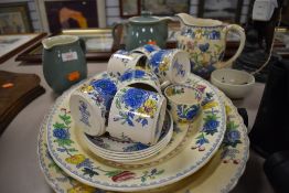 A selection of Masons Regency ceramics and similar Denby water jugs