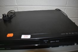 A Panasonic VHS/DVD combination.