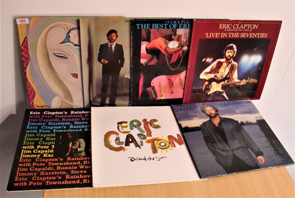 A lot of seven Eric Clapton albums