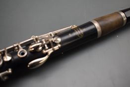 A Buffet Crampon Paris clarinet, impressed serial number 814420, no case