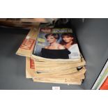A collection of 'Paris Match' magazines, 1980s, many in original brown manilla envelope sleeves