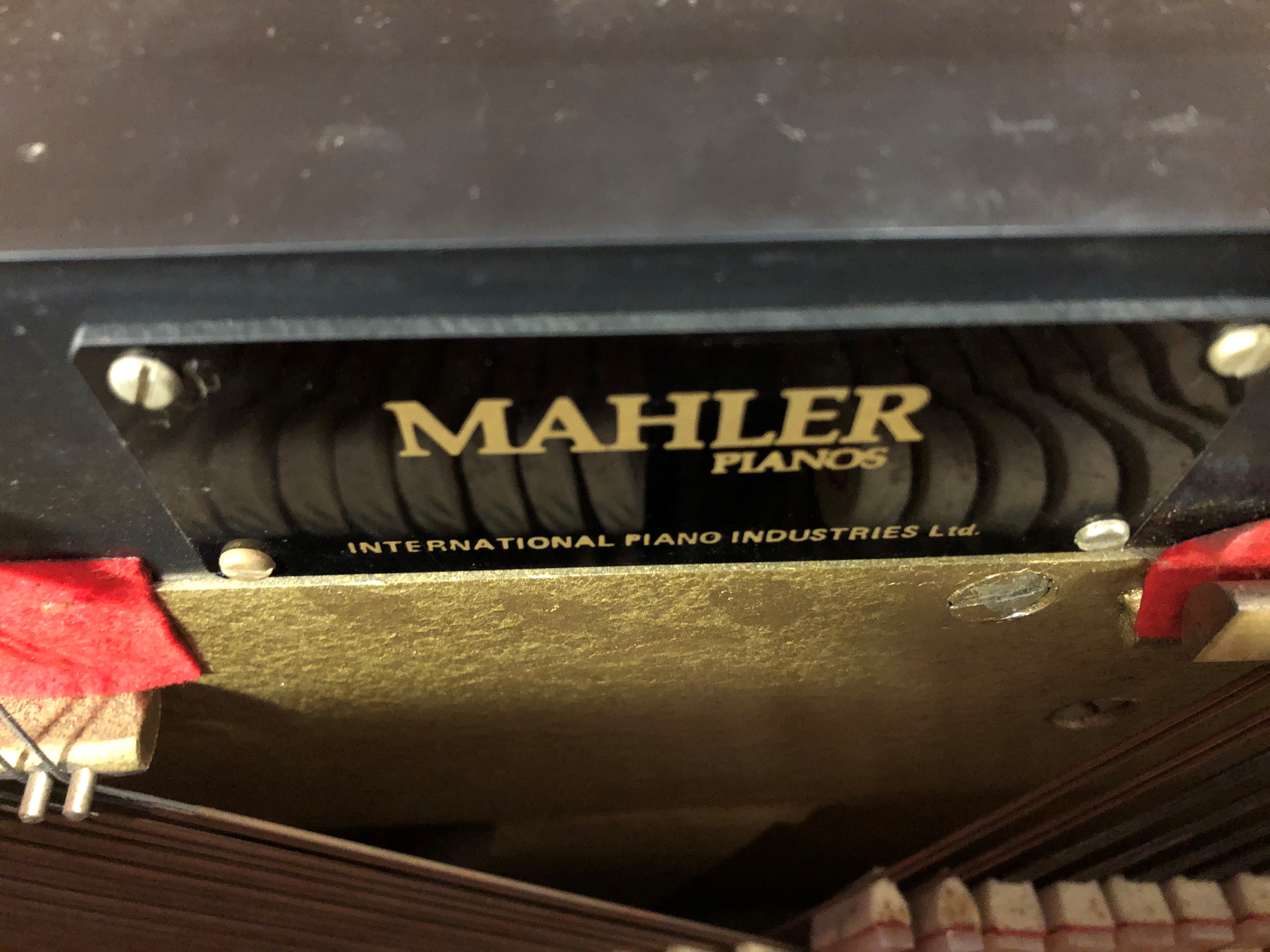 A vintage upright piano, labelled Duck Son & Pinker Ltd and Mahler - Image 2 of 2