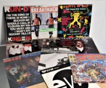 A 10 record lot of late US 80's / early 90's 12' singles - hip hop / rap